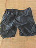 后琤美式冰絲涼感工裝短褲男夏季薄款速干五分褲男士直筒中褲半截褲子 深藍色 36（170-180斤） 曬單實(shí)拍圖