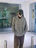 Calvin KleinJeans25秋季新款男士美式休閑運動(dòng)風(fēng)ck刺繡寬松連帽開(kāi)衫外套衛衣 P7E-英雄灰 XL 曬單實(shí)拍圖