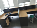匯鑫亞美屏風(fēng)工位職員桌隔斷卡位電腦桌辦公家具財務(wù)辦公桌椅組合14 曬單實(shí)拍圖