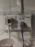 國際電工118型三位粘貼式插座加高加大防水罩盒 衛生間廚房開(kāi)關(guān)面板防濺盒 118型三聯(lián)加高防水盒【透明】 曬單實(shí)拍圖