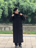 東北極寒400g鵝絨羽絨服男女超長(cháng)款過(guò)膝到腳踝冬季加厚哈爾濱外套 【超長(cháng)款】黑色 （到腳踝） XL （90絨340g）130-150斤 曬單實(shí)拍圖