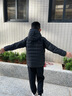 安踏兒童羽絨服男女童裝25年冬季新款透氣保暖舒適純色輕薄羽絨服 基礎黑-1 含絨量85% 150 充絨量48g 曬單實(shí)拍圖