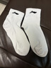 李寧（LI-NING）襪子運(yùn)動(dòng)襪（3雙）夏季跑步羽毛球襪男女防臭吸汗生活襪籃球襪 曬單實(shí)拍圖