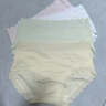 貓人4條女士?jī)?nèi)褲女純棉嬰兒棉10a桑蠶絲底襠高彈大碼中腰舒適透氣L 曬單實(shí)拍圖
