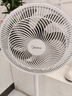 美的（Midea）電風(fēng)扇家用7葉落地扇搖頭電風(fēng)扇循臥室宿舍輕音風(fēng)扇臺式桌面小型風(fēng)扇臺地兩用升級款 白色丨7葉臺地兩用 曬單實(shí)拍圖