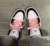 耐克（NIKE）球鞋定制AirJordan1AJ1蒸汽木偶霧野櫻花低幫女子籃球鞋 AJ1霧野櫻花 定制款不支持退換  35.5 全新 假一賠三 曬單實拍圖
