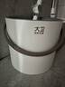 大衛(wèi)旋轉(zhuǎn)拖把35cm桿伸縮99-127cm 2頭加厚拖布 N11單桶洗脫合一不占地 曬單實(shí)拍圖
