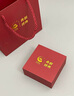 央創(chuàng  )時(shí)尚【中國黃金授權】銀手鏈女生小眾高級實(shí)用生日禮物送女友閨蜜S925 曬單實(shí)拍圖