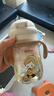英氏（YEEHOO）兒童牛奶杯寶寶奶瓶學(xué)飲杯嬰幼兒園上學(xué)專(zhuān)用喝水直飲吸管水杯 曬單實(shí)拍圖