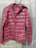 RGPX2025秋冬新款輕薄羽絨棉服清倉(cāng)女士棉襖短款韓版時(shí)尚立領(lǐng)棉衣外套 藏青 連帽 L 建議100-110斤 曬單實(shí)拍圖