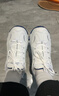 斯凱奇（Skechers）女鞋秋冬小白熊休閑鞋子厚底增高百搭運(yùn)動軟底老爹鞋99999863 白色/海軍藍(lán)色/WNV 37 曬單實(shí)拍圖