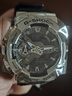 卡西歐（CASIO） G-SHOCK 金屬系列小鋼炮GM-110時(shí)尚運動(dòng)男士手表防水防震 GM-110-1APR-200M防水 曬單實(shí)拍圖