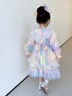 女童洛麗塔公主裙小女孩秋裝2025新款洋氣兒童蓬蓬彩虹網(wǎng)紗連衣裙 粉紅色 120 曬單實(shí)拍圖