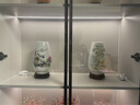 傲世景德鎮(zhèn)陶瓷器中式擺件客廳裝飾品玄關(guān)工藝品辦公室茶室博古架花瓶 鶴鹿同春福桶對(duì)瓶+底座+證書(shū) 曬單實(shí)拍圖