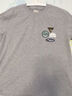 馬登工裝 美式休閑刺繡徽章短袖t恤設計感純棉圓領(lǐng)五分袖Tee男夏季 花灰 M 曬單實(shí)拍圖