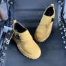JEEP【順豐包郵】吉普低幫馬丁靴男士秋冬工裝旋鈕扣男鞋黑色休閑皮鞋 土黃色 【官方旗艦版/送襪子】 42 【標準運動(dòng)鞋碼】 曬單實(shí)拍圖
