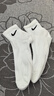 耐克（NIKE） 速干訓(xùn)練短襪子（3雙） EVERYDAY LIGHTWEIGHT SX7677-100 L 曬單實拍圖