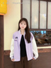 小馬寶莉女童外套秋季2025新款中大童女孩棒球服春秋款兒童運動(dòng)休閑童裝 黑 甜美珍奇X 110 曬單實(shí)拍圖