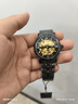 上海（SHANGHAI）手表男士自動(dòng)機械品牌名表禮物 全新正品鑲鉆鏤空表盤(pán)鋼帶國表855 【夜光指針】深邃黑面款 曬單實(shí)拍圖