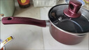 炊大皇 奶鍋不粘鍋 泡面寶寶輔食多用湯奶鍋18cm 電磁爐通用溢彩WG14306 曬單實(shí)拍圖