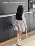 moonkids女童半身裙秋季亮片公主裙子兒童蓬蓬裙2025春秋款小女孩銀色短裙 6005銀灰色亮片短裙 130 cm 曬單實拍圖