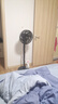 美的（Midea）電風(fēng)扇家用7葉落地扇搖頭電風(fēng)扇循臥室宿舍輕音風(fēng)扇臺式桌面小型風(fēng)扇臺地兩用升級款 黑色丨7葉臺地兩用 曬單實(shí)拍圖