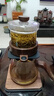 介屋玻璃懶人茶具套裝整套功夫茶具泡茶壺自動(dòng)出水高檔泡茶神器三件套 霧紋泡茶器（透明）+見青6杯 7頭 曬單實(shí)拍圖