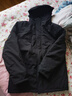 羅蒙（ROMON）棉服男冬季通勤商務(wù)休閑大碼純色棉襖保暖棉衣外套男M05黑色XL 曬單實(shí)拍圖