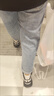 FILA 斐樂(lè )女鞋FERN摩登運動(dòng)鞋楊冪同款冬新款蕨草鞋休閑鞋老爹鞋 雪白/藕灰-SV 38 曬單實(shí)拍圖