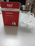 領(lǐng)臣（LINGCHEN）茶杯雙層玻璃水杯大容量泡茶杯子帶把手濾網(wǎng)商務(wù)辦公室行政男士 曬單實(shí)拍圖