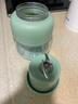 歐美邦榨汁杯果蔬榨汁機(jī)小型便攜式榨汁桶噸噸杯果汁機(jī)家用多功能冰沙機(jī)奶昔機(jī)攪拌杯電動(dòng)隨行杯秒碎冰 【一杯雙蓋】2.0升級(jí)加厚版-仙蹤綠800ml 曬單實(shí)拍圖