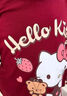 Hello Kitty女童短袖t恤撞色兒童半袖上衣2025新款純棉洋氣女孩夏裝 曬單實(shí)拍圖