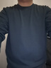 利郎男裝純色圓領(lǐng)長袖t恤男士春秋休閑時尚打底衫百搭抗皺純棉衛(wèi)衣 上青 XL /175（建議130-150斤） 曬單實(shí)拍圖