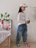 KUROMI酷洛米童裝女童長(cháng)袖t恤春秋2025新款純棉公主風(fēng)上衣兒童甜美衣服 【荷葉邊長(cháng)袖】紫 雙心酷洛米 110 曬單實(shí)拍圖