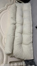 名創(chuàng  )優(yōu)品床頭靠墊軟包 可拆洗靠枕大靠背靠背墊床頭大靠枕 米白【可拆洗拉鏈】國標標準 150cm*60cm*20cm 含枕芯 曬單實(shí)拍圖