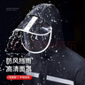 鳴固 反光雨衣套裝分體式防暴雨雨衣雨褲牛津布黑色L CW881261 曬單實(shí)拍圖