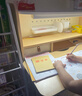 龍承匠人兒童學(xué)習桌小學(xué)生書(shū)桌可升降桌子椅子實(shí)木家用課桌椅套裝 【套裝】0.8米+國AA集成燈 咖 曬單實(shí)拍圖