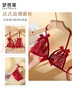 夢(mèng)芭蒂性感內(nèi)衣女純欲文胸套裝網(wǎng)紗蕾絲誘惑文胸薄款低腰女士?jī)?nèi)褲兩件套 曬單實(shí)拍圖