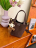 viney水桶包包女包復古美拉德磨砂斜挎單肩包生日禮物高級感送女友老婆 曬單實(shí)拍圖