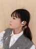 聯(lián)想（Lenovo）【頂配新款|柏林之音】無(wú)線(xiàn)藍牙耳機掛耳式骨傳導概念運動(dòng)跑步游戲降噪開(kāi)放式耳夾長(cháng)續航 白色 曬單實(shí)拍圖