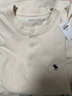 Abercrombie & Fitch經(jīng)典小麋鹿圖案男裝25夏季美式重磅寬松亨利領(lǐng)短袖T恤124-5188 奶油色 L (180/108A) 曬單實(shí)拍圖