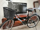 三軸承復古實(shí)心胎自行車(chē)24寸26寸男式女成人通勤學(xué)生輕工人老式車(chē) 免充氣實(shí)心胎軸承款標配黑色 26英寸 曬單實(shí)拍圖