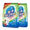 氧凈（[O]-clean）洗衣粉濃縮洗滌氧顆粒凈白彩去污漬去黃去油低泡易漂家庭裝酒店用 洗衣氧 1000g2袋 曬單實拍圖