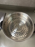 愛(ài)仕達(dá)（ASD）湯鍋 304不銹鋼小蒸鍋 帶蒸屜燉煮鍋 24CM燃?xì)怆姶艩t通用奶鍋B1-Z 曬單實(shí)拍圖