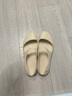 迪卡儂（DECATHLON）涼鞋女洞洞鞋夏平底包頭涼鞋沙灘鞋涉水鞋柔軟舒適SBT 米色 39-40碼-女款 曬單實(shí)拍圖