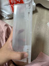 多功能文具盒筆盒收納盒 透明桌面收納神器帶蓋收納箱ins風(fēng) 書桌化妝品配件家用收納 透明文具盒【1個裝】 曬單實拍圖