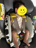 袋鼠爸爸兒童安全座椅0-12歲360度旋轉(zhuǎn)新生兒車載汽車座椅星途系列星途pro 星途pro星空灰 曬單實(shí)拍圖