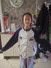 G.DUCKKIDS童裝女童外套春秋季2025新款兒童棒球服春裝時(shí)尚印花夾克上衣女孩 2506白花灰色 160 尺碼13~14歲【150-160cm】 曬單實(shí)拍圖