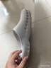 品之德 手術鞋實驗室洞洞鞋輕便防滑工作拖鞋 包頭護趾透氣防臭 白色 37-38  曬單實拍圖