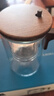 憶壺茶 胡桃木飄逸杯茶水分離杯辦公室泡茶壺家用玻璃茶壺 曬單實拍圖